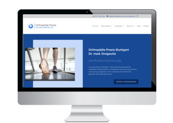 Webdesign, Webseite Arztpraxis
